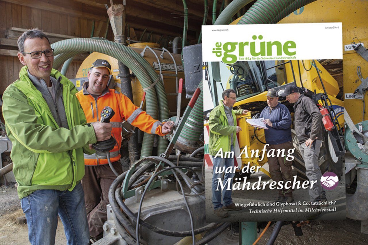 Das Juni Heft von «die grüne» behandelt unter anderem das Thema Pflanzenschutz. (Bild DG)