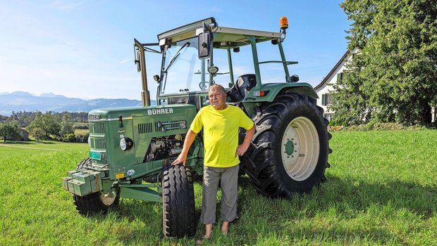 Der Bührer RP 21 ist der Traumtraktor von Walter Brändli.  (Bild: «die grüne» / Gian Vaitl)