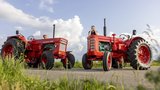 Die Traktoren Volvo BM 470 (rechts) und Volvo BM T810 (links) hat Hanspeter Seewer aus Schötz LU aufwändig restauriert.  (Bild: «die grüne» / Gian Vaitl)