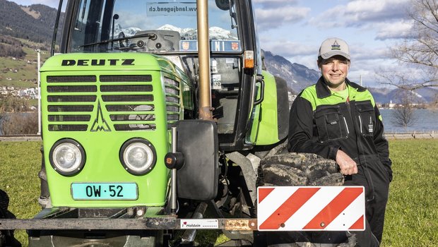 Der Deutz D 10006 ist der Traumtraktor von Heini von Flüe aus Sachseln OW.  (Bild: «die grüne» / Pia Neuenschwander)